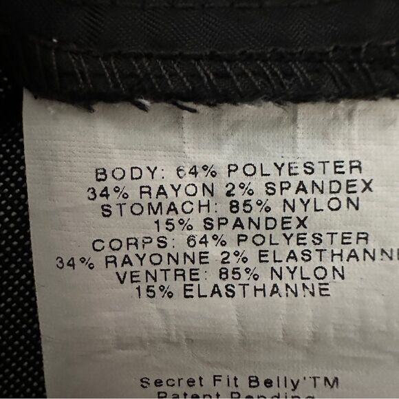 Motherhood Maternity Secret Fit Belly Wide Leg Pants Charcoal Gray size SP - Picture 6 of 6